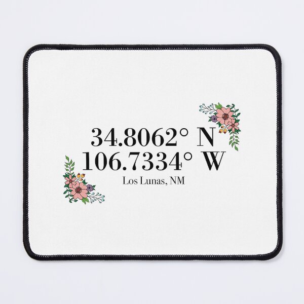 Item preview, Los Lunas, NM Coordinates designed and sold by mynameisliana.