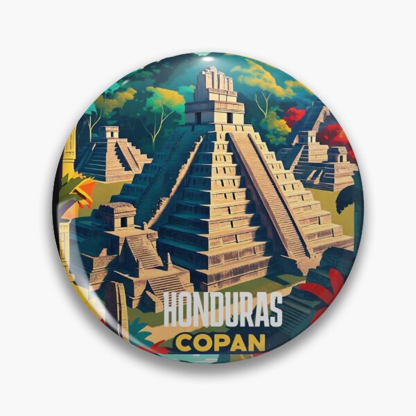 Item preview, Wall  Art Honduras | Copan Travel Vintage Poster designed and sold by kestrada2906.