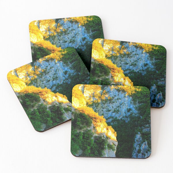 Item preview, Scenery in Parco Naturale Gola della Rossa e di Frasassi with mountains designed and sold by Kristina Drozd.