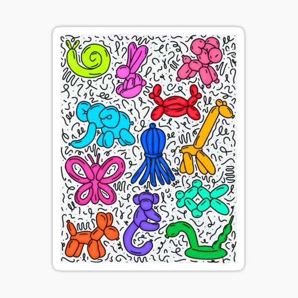 Item preview, Balloon Animal Graffiti designed and sold by jillianromero.