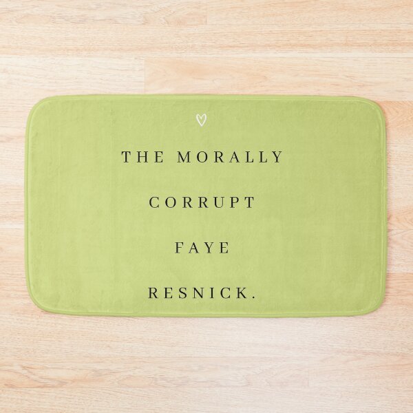 Item preview, The Morally Corrupt Faye Resnick Quote Print designed and sold by Femme Pastel Collective.