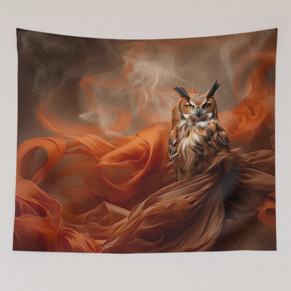 Item preview, Eurasian Eagle Owl Queen designed and sold by locustgirl.