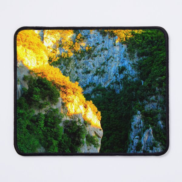 Item preview, Scenery in Parco Naturale Gola della Rossa e di Frasassi with mountains designed and sold by Kristina Drozd.