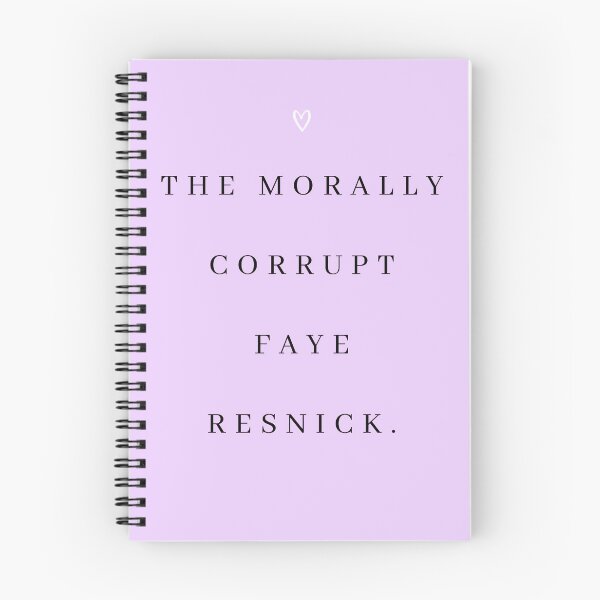 Item preview, The Morally Corrupt Faye Resnick Quote Print designed and sold by Femme Pastel Collective.