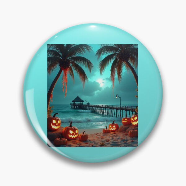 Item preview, Halloween on the beach in naples designed and sold by seahorse crossing.