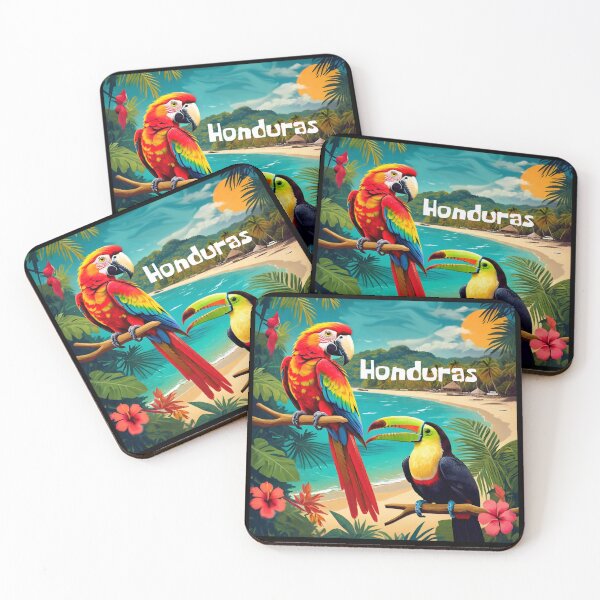 Item preview, Wall  Art Honduras | Tropical Travel Vintage Poster designed and sold by kestrada2906.