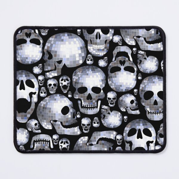 Item preview, halloween disco mirror ball skulls designed and sold by Gossip Rag.