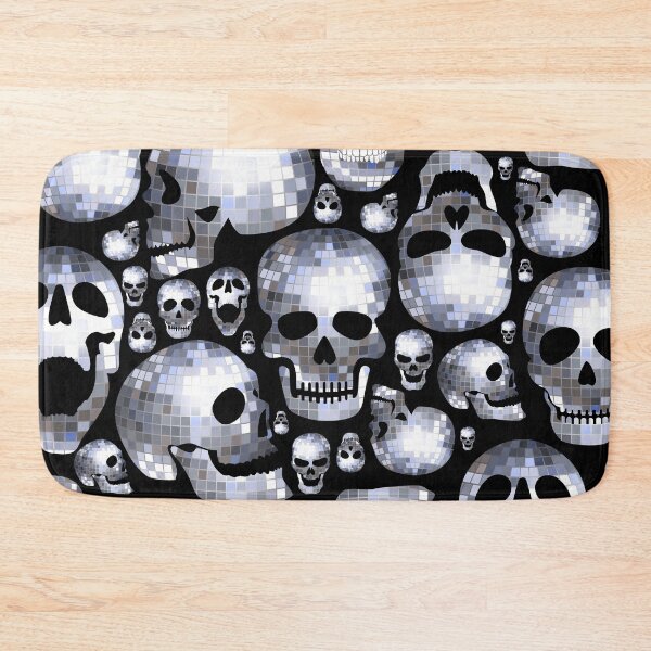 Item preview, halloween disco mirror ball skulls  designed and sold by Gossip Rag.