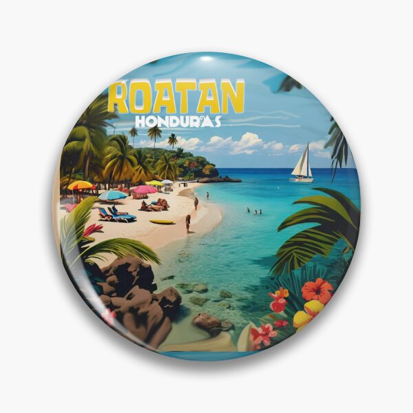 Item preview, Wall  Art Honduras | Roatan Travel Vintage Poster designed and sold by kestrada2906.