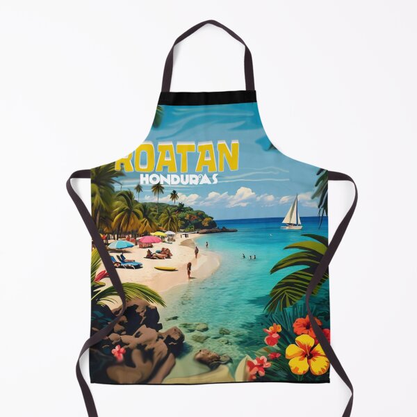 Item preview, Wall Art Honduras | Roatan Travel Vintage Poster designed and sold by kestrada2906.