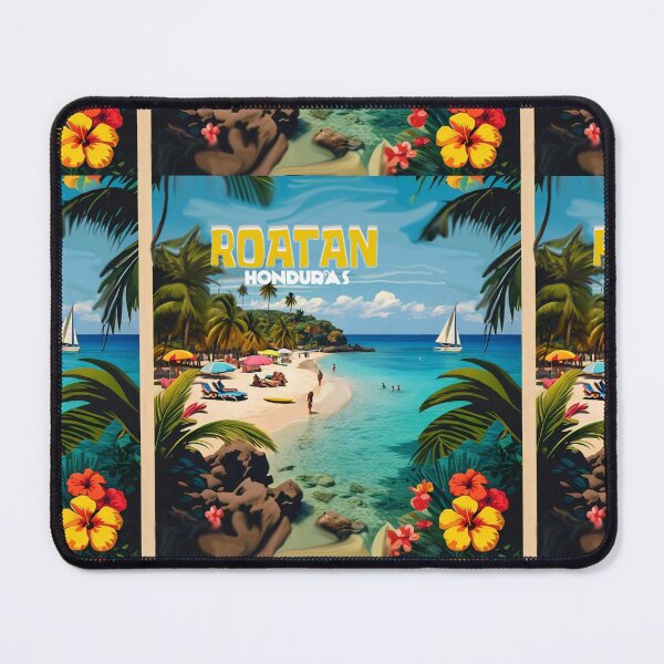 Item preview, Wall Art Honduras | Roatan Travel Vintage Poster designed and sold by kestrada2906.