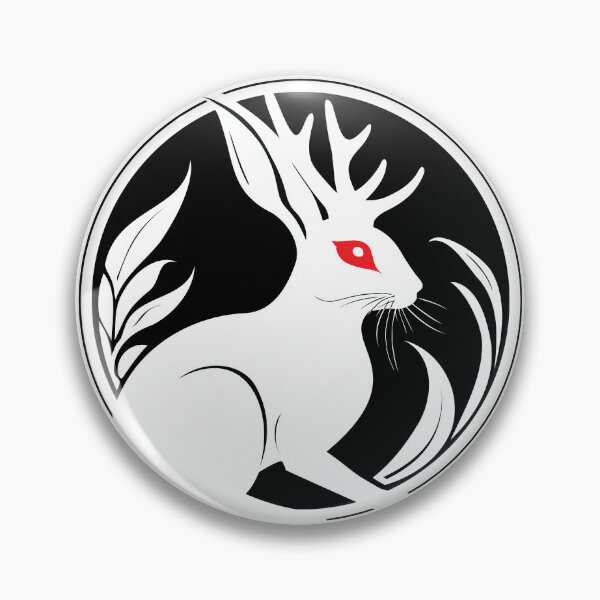 Item preview, Albino Jackalope Mythical Creature Folklore Art designed and sold by LucentJourneys.