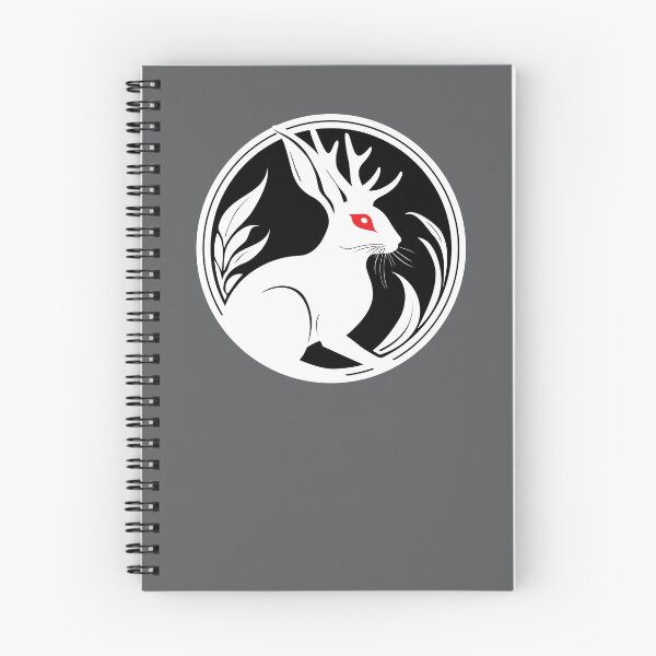 Item preview, Albino Jackalope Mythical Creature Folklore Art designed and sold by LucentJourneys.
