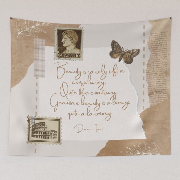 Item preview, The Secret History, Beauty is rarely soft quote designed and sold by aliteraryday.