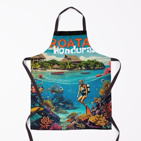 Item preview, Wall Art Honduras | Roatan Travel Vintage Poster designed and sold by kestrada2906.