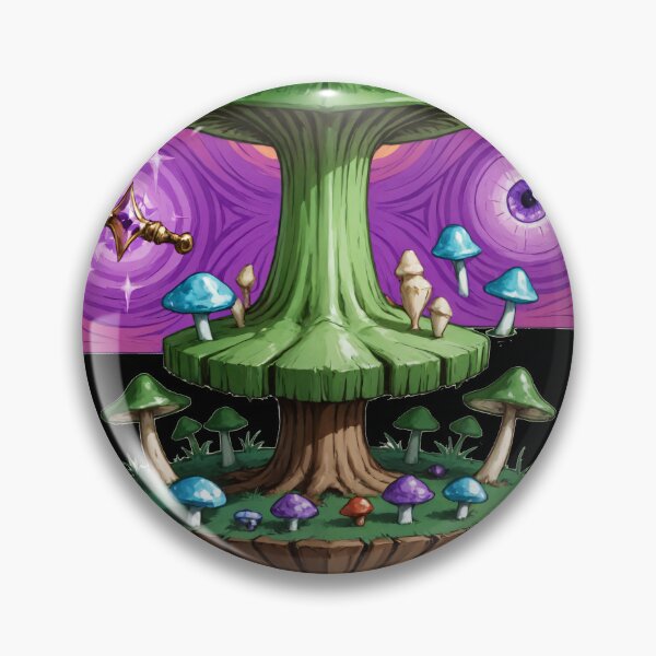 Item preview, Trippy Witchy crystal Magic Mushrooms Alter designed and sold by Arcane  Adorable.