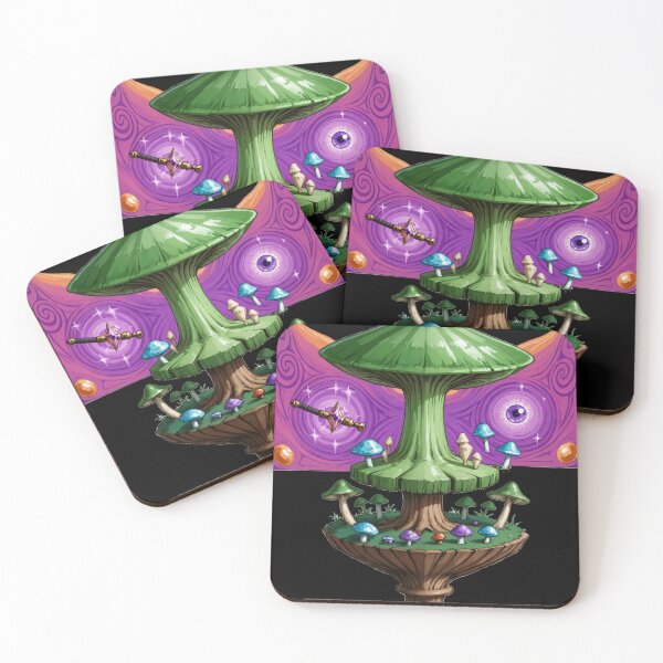 Item preview, Trippy Witchy crystal Magic Mushrooms Alter designed and sold by Arcane  Adorable.