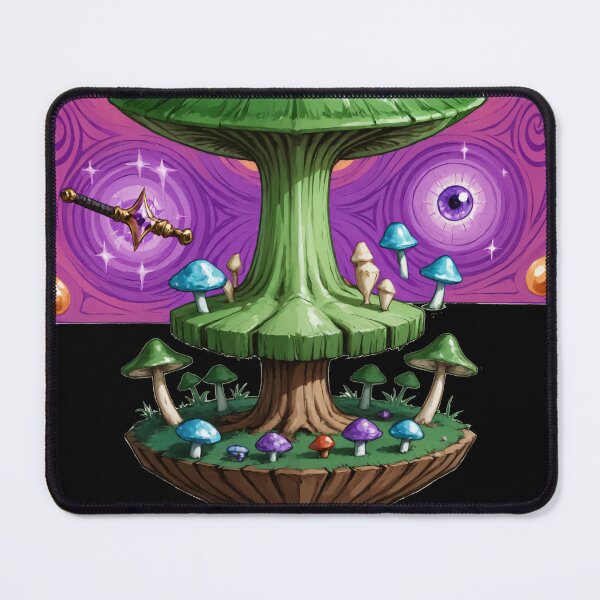 Item preview, Trippy Witchy crystal Magic Mushrooms Alter designed and sold by Arcane Adorable.
