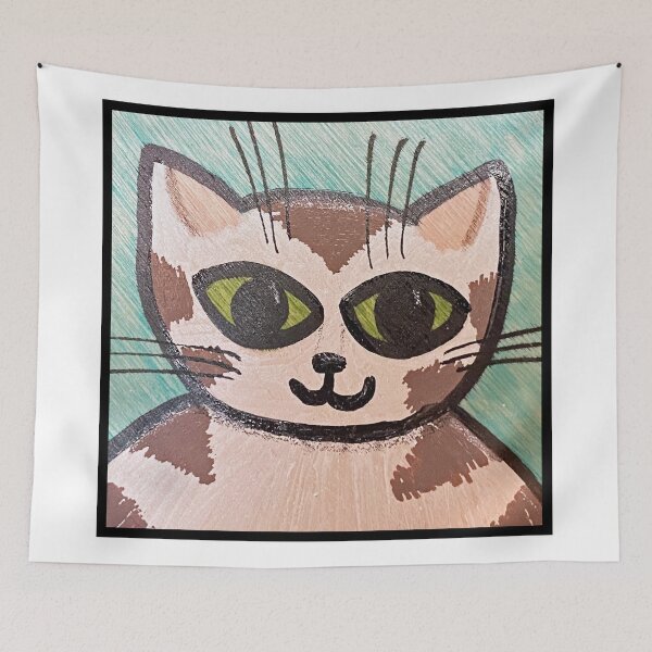 Item preview, Cute Cat #1 designed and sold by ErinBrieArt.