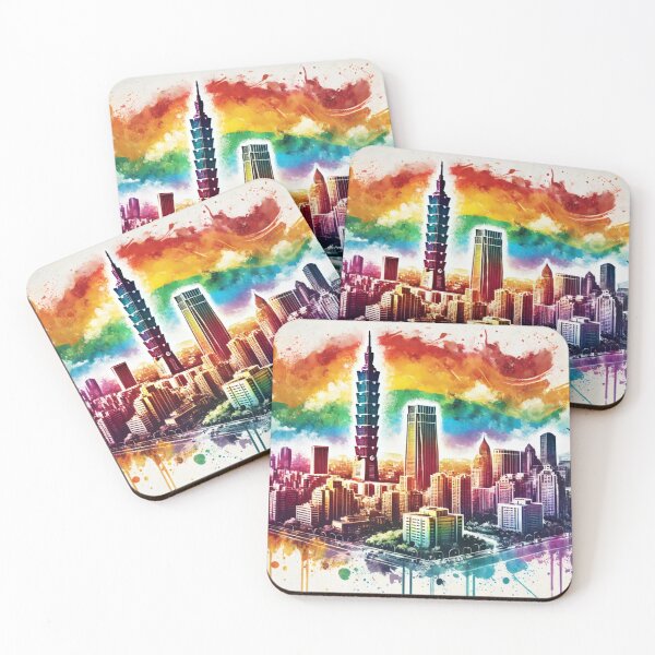 Item preview, Taipei Skyline LGBTQ Pride designed and sold by Places On Earth.