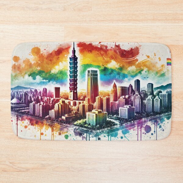 Item preview, Taipei Skyline LGBTQ Pride designed and sold by Places On Earth.