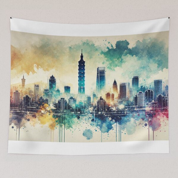 Item preview, Taipei Skyline designed and sold by Places On Earth.