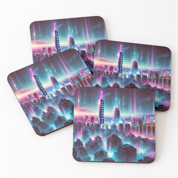 Item preview, Taipei Skyline Night designed and sold by Places On Earth.