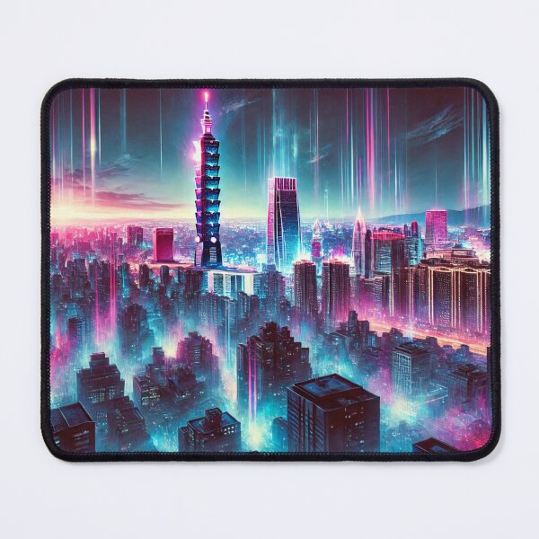 Item preview, Taipei Skyline Night designed and sold by Places On Earth.