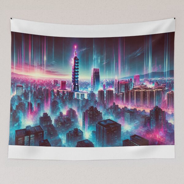 Item preview, Taipei Skyline Night designed and sold by Places On Earth.