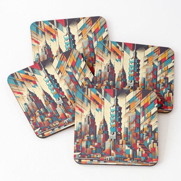 Item preview, Taiwan Taipei Skyline designed and sold by Places On Earth.