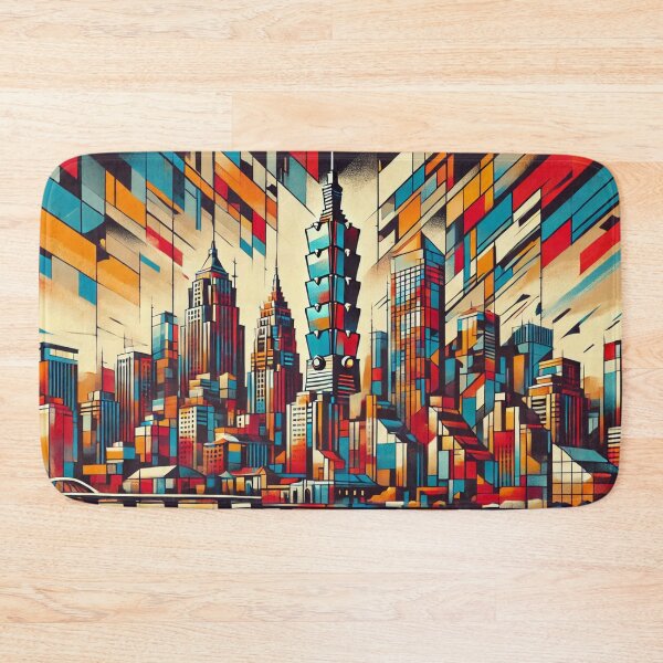 Item preview, Taiwan Taipei Skyline designed and sold by Places On Earth.