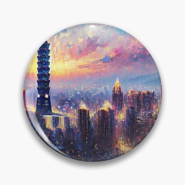 Item preview, Taipei Artsy Skyline designed and sold by Places On Earth.