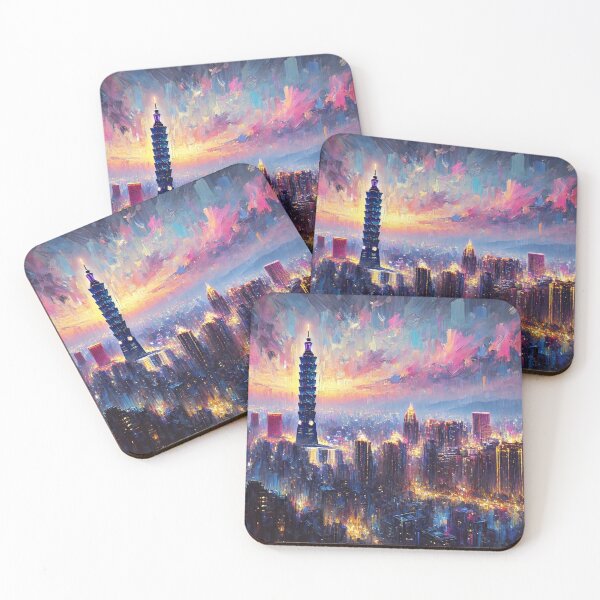 Item preview, Taipei Artsy Skyline designed and sold by Places On Earth.