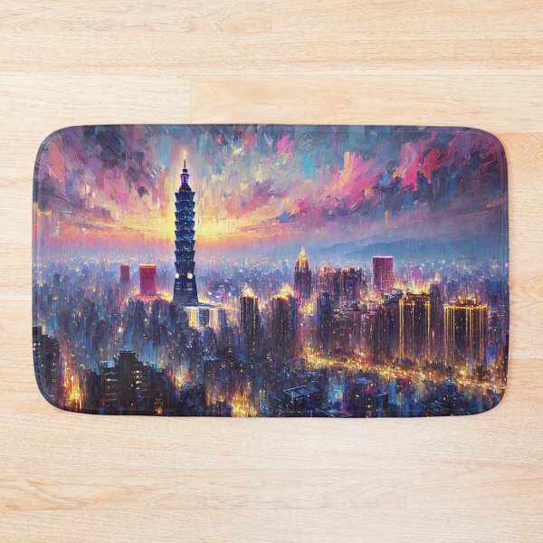 Item preview, Taipei Artsy Skyline designed and sold by Places On Earth.
