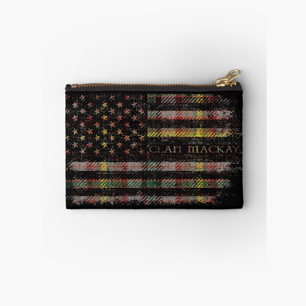 Aperçu de l'œuvre Clan MacKay de Strathnaver Tartan écossais Drapeau américain Kilt Écosse créée et vendue par Clan1093.