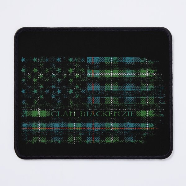 Item preview, Clan Mackenzie Scottish tartan US flag kilt Scotland designed and sold by Clan1093.