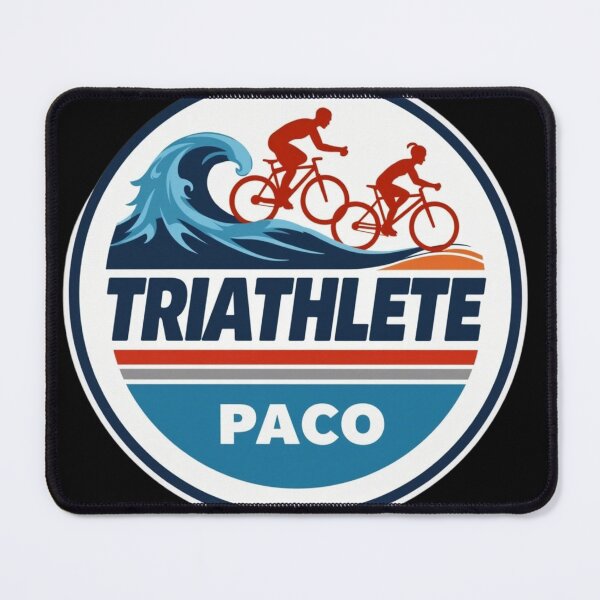 Item preview, Dynamic Triathlete Paco Sticker - Swim, Bike, Run Icons designed and sold by Triathlongram.