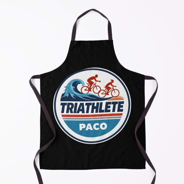 Artikelvorschau, Dynamischer Triathlet Paco Sticker - Schwimmen, Radfahren, Laufen Icons entworfen und verkauft von Triathlongram.