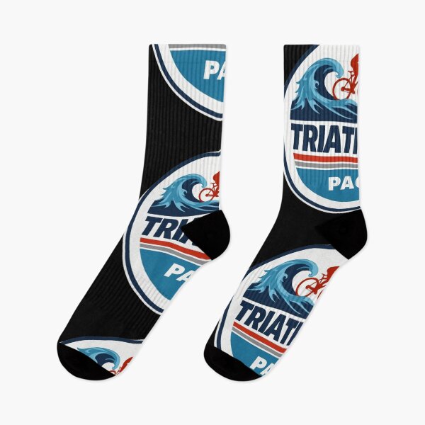 Artikelvorschau, Dynamischer Triathlet Paco Sticker - Schwimmen, Radfahren, Laufen Icons entworfen und verkauft von Triathlongram.