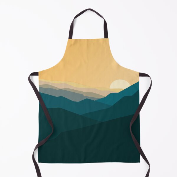 Item preview, Sunset Over Rolling Hills - Minimalist Landscape designed and sold by mozizy.