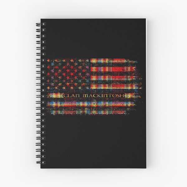 Item preview, Clan MacKintosh Chief Scottish tartan US flag kilt Scotland designed and sold by Clan1093.