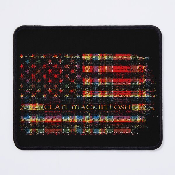 Item preview, Clan MacKintosh Chief Scottish tartan US flag kilt Scotland designed and sold by Clan1093.