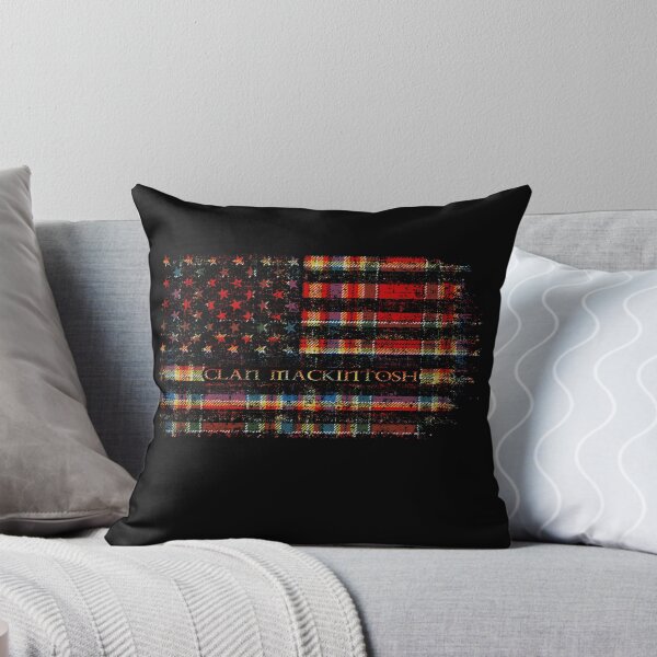 Item preview, Clan MacKintosh Chief Scottish tartan US flag kilt Scotland designed and sold by Clan1093.