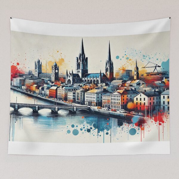 Item preview, Cork City Skyline designed and sold by Places On Earth.
