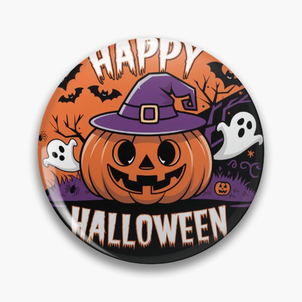 Item preview,  Cute Ghost,bat and carving pumpkin  halloween brafdesign designed and sold by Brafdesign.