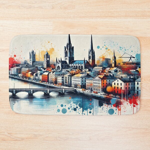 Item preview, Cork City Skyline designed and sold by Places On Earth.