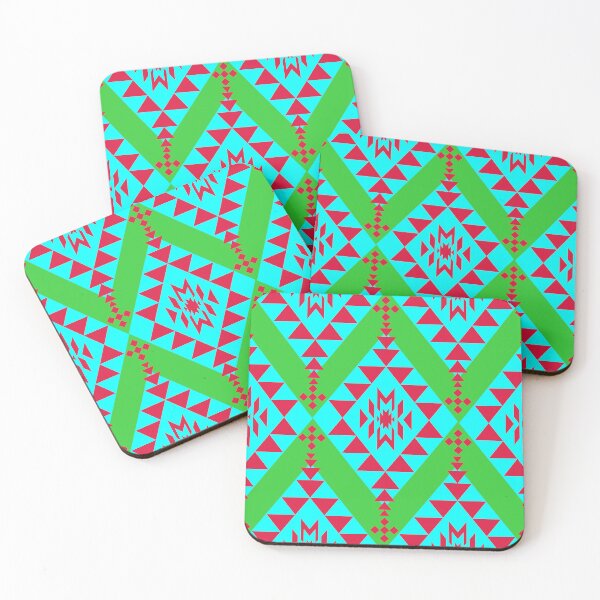 Item preview, Vibrant Navajo Geometric Pattern with Triadic Color  designed and sold by ploen kongsuwan.
