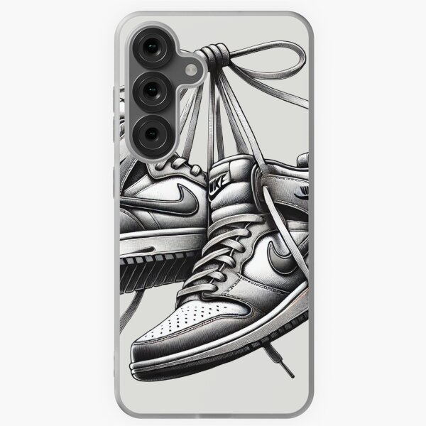 Item preview, Nike baskets - Black and White designed and sold by JunnerZed.