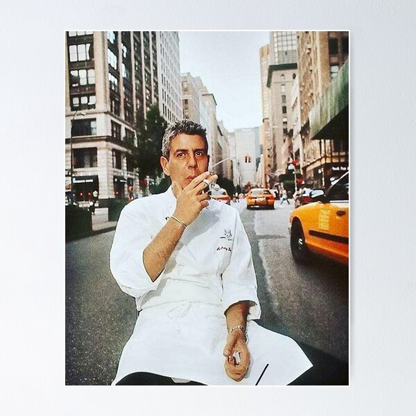 Artikel-Vorschau von Anthony Bourdain Rauchen, designt und verkauft von nathangrieco.