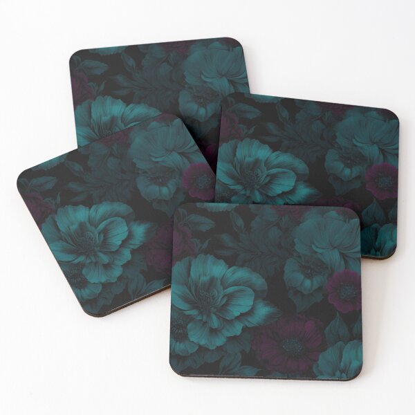 Item preview, Moody Flower Design - Gothic Flowers - Dark Flower Pattern designed and sold by Urbanwraps.